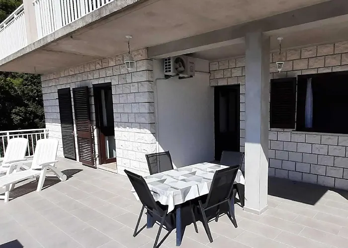 Classic Kor Ula - Two Bedroom With Terrace And Sea View 公寓 科尔丘拉